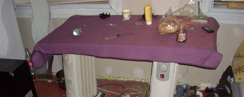 Ulovlige og brannfarlige boforhold