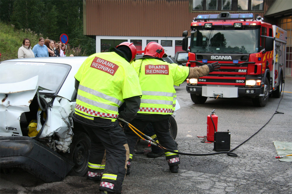 Sterk trafikkaksjon i Askim