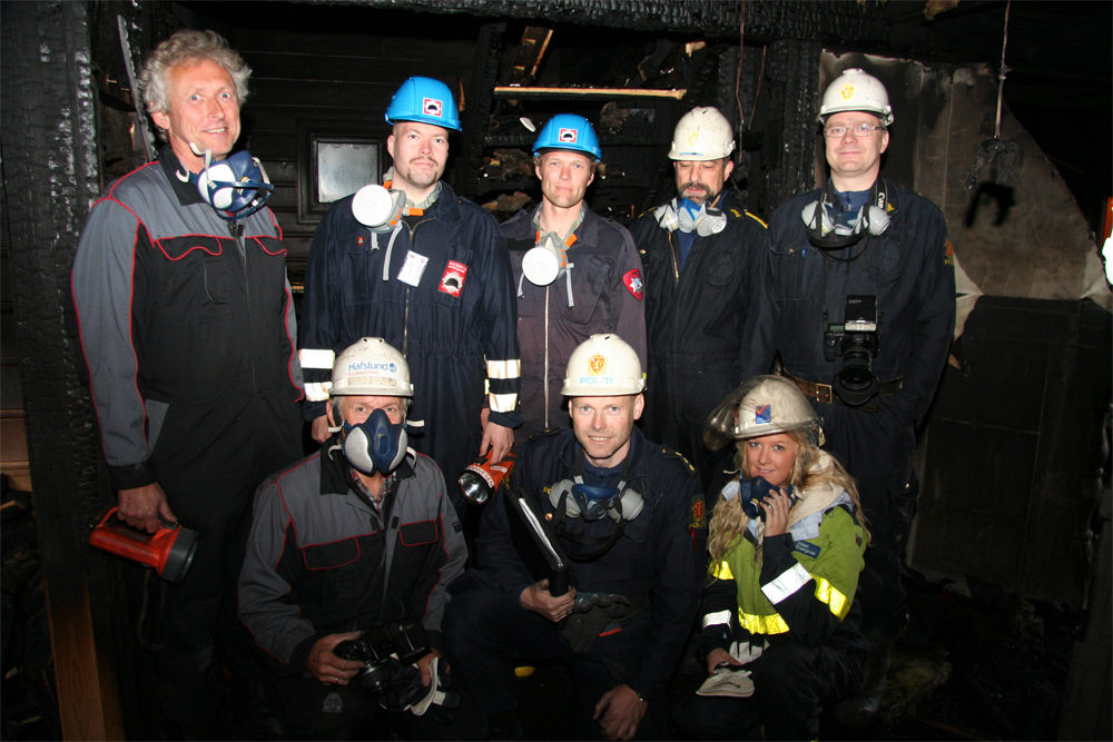 Brannetterforskningsgruppe i Oslo