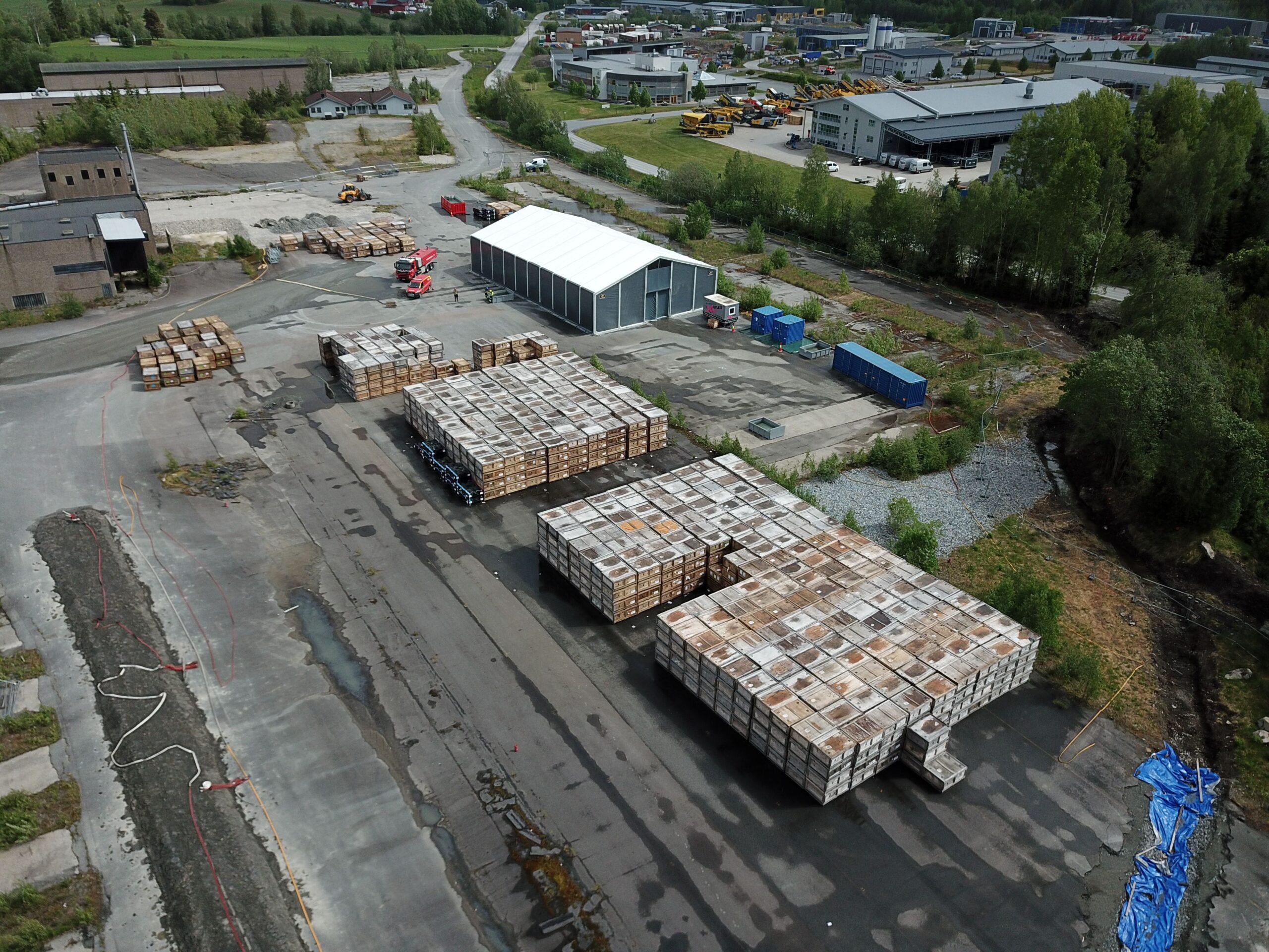 BATTERILAGERET I SPYDEBERG 